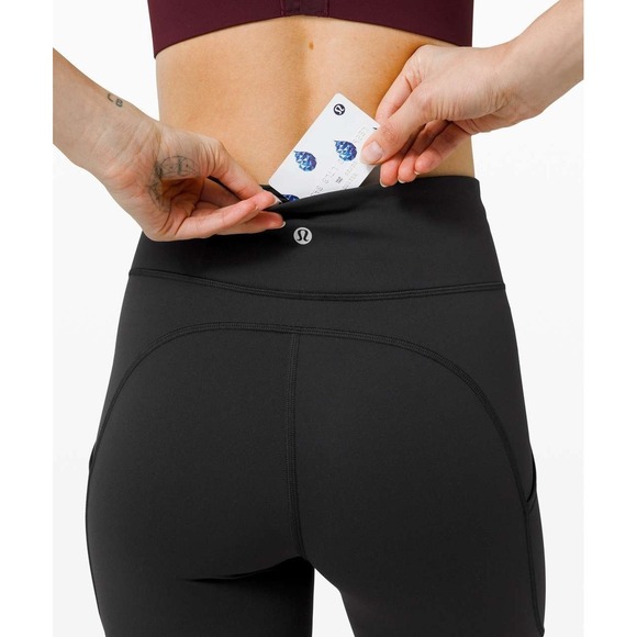 Lululemon Invigorate High-Rise Tight 25" Women's Size 8 Black Leggings W5CQFS - Picture 13 of 13